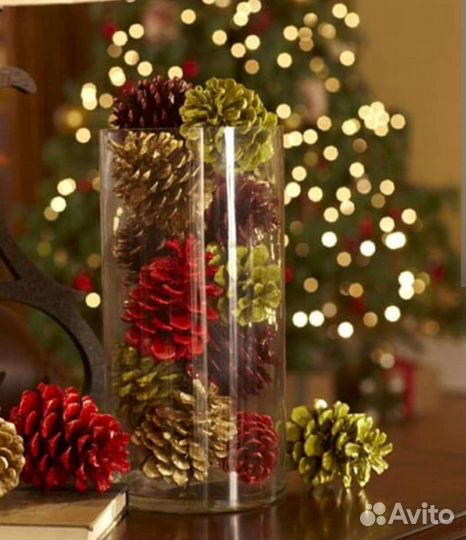 Шишки для декора 200 штук цена за все