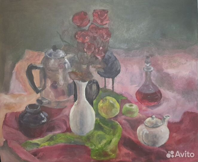 Натюрморт с розами