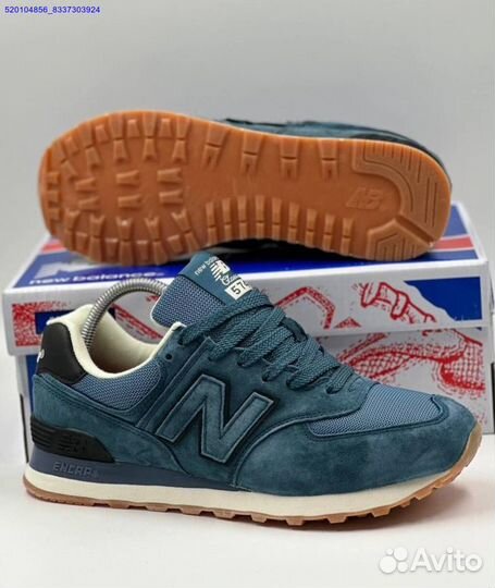 Кроссовки New Balance 574 Blue (Арт.75010)