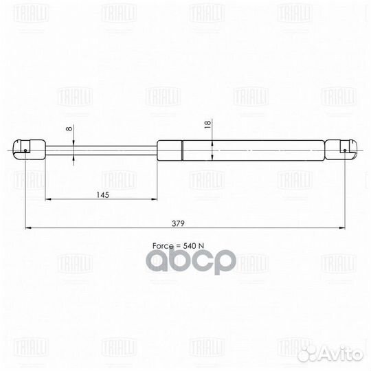 Амортизатор упор для а/м Ford Mondeo IV 07- сед
