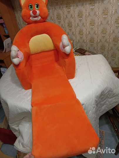 Детское кресло мягкое раскладное