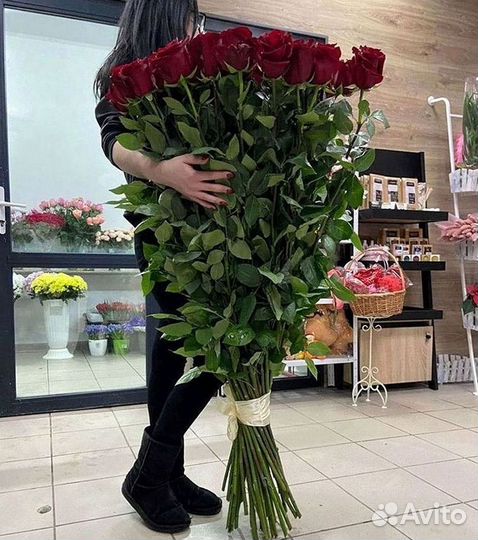 Высокие розы, букеты, цветы Доставка