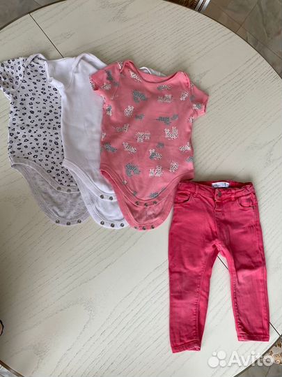 Джинсы Zara unisex/Боди Mothercare/Лонгслив