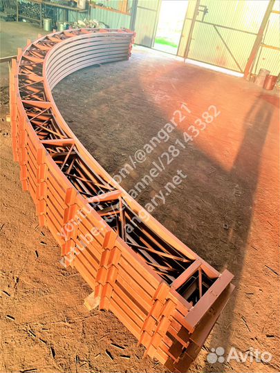 Каркас ангаpа 662 м2