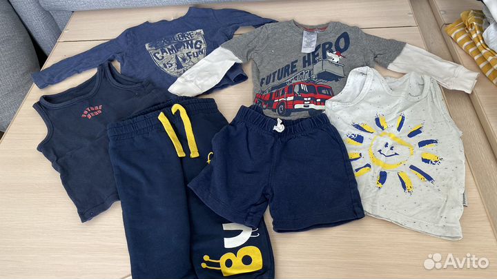 Пакет вещей на мальчика 9 12 месяцев (24 шт.)