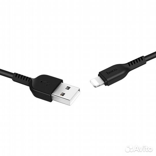 Кабель hoco X20 USB - Lightning 2.4A, 2m