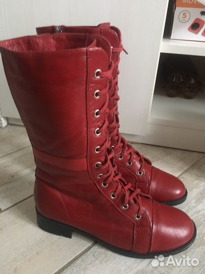 Ботинки натуральная кожа новые