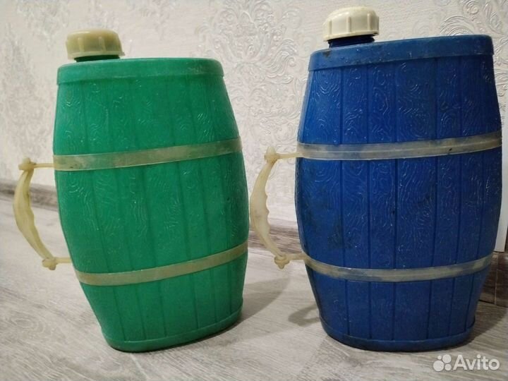 Пластиковая канистра (бочонок) СССР