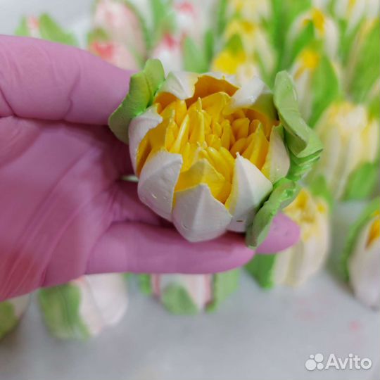 Зефирные тюльпаны