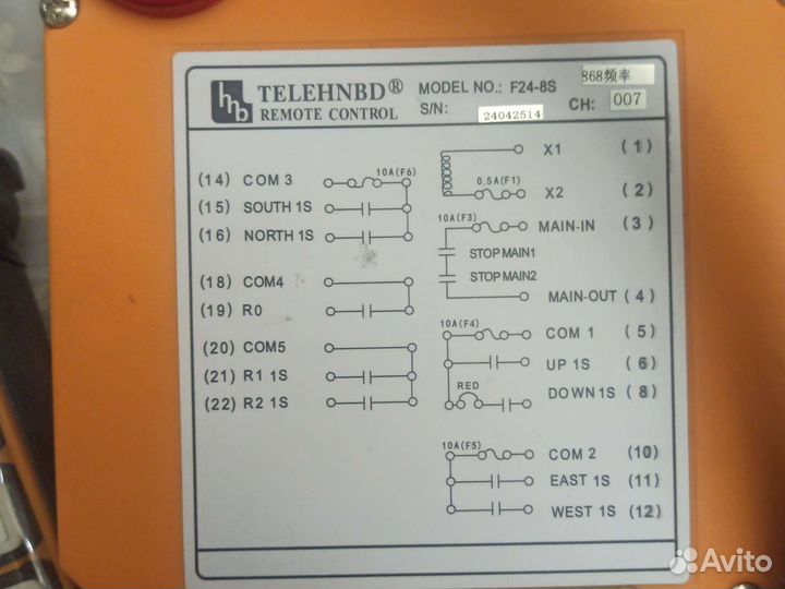 Пульт на кран балку