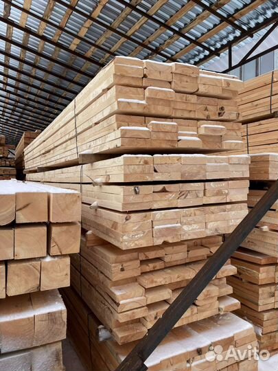 Доска обрезная 50х150х6000мм