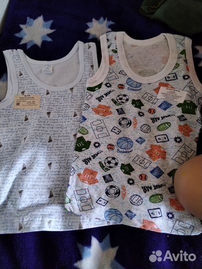 Майки для мальчика 80 86