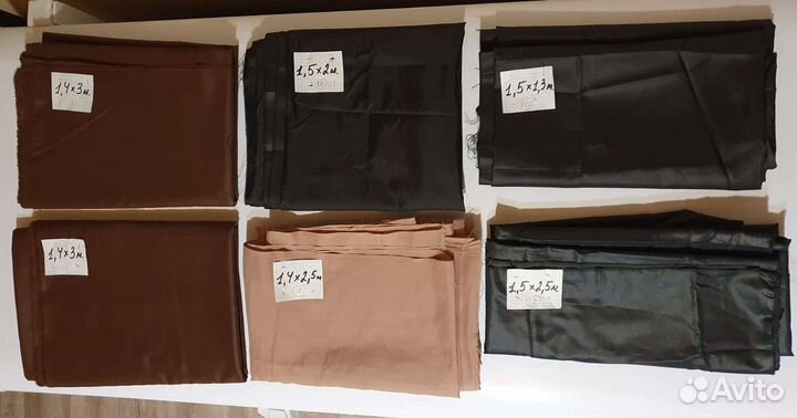 Новые ткани СССР разные виды цвета