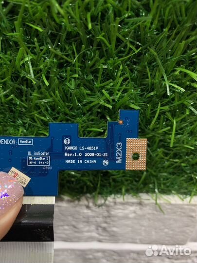 Плата кнопки включения eMachines E525, E725