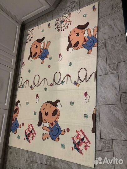 Детский коврик для ползания новый