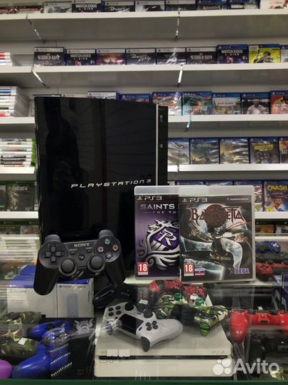 Ps3 Fat 40GB + 2 игры