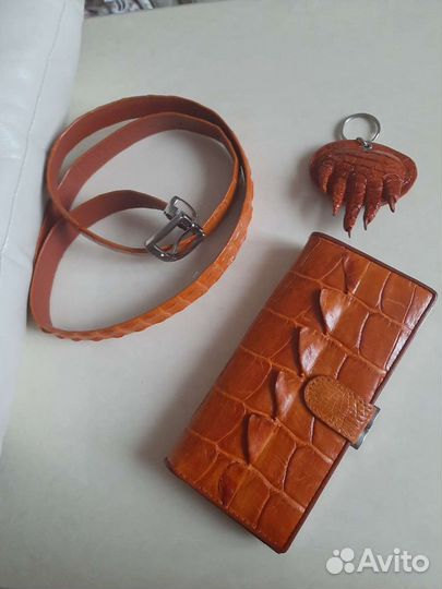 Аксессуары из крокодиловой кожи