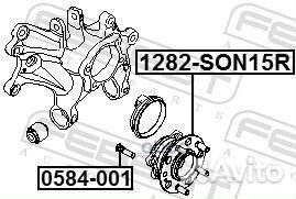 Ступица задняя hyundai tucson 2018- 1282-SON15R