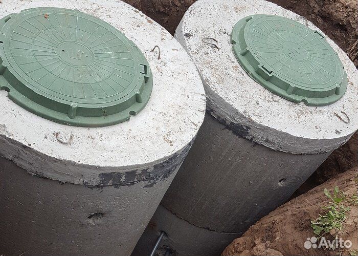 Септики из бетонных колец