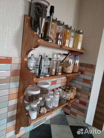 Полка на кухню для специй