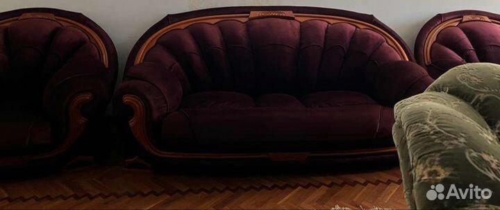 Диван и 2 кресла