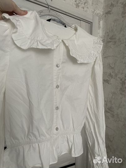 Рубашка zara укороченная