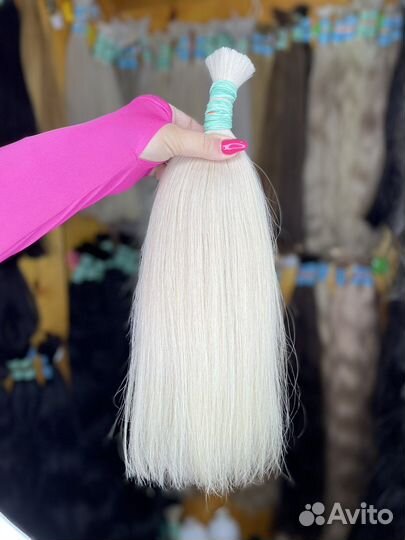 Волосы блонд 40 см