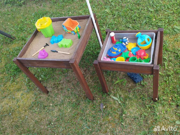Детская песочница и детский детский бассейн