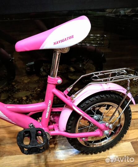 Велосипед детский со страховочными колесами