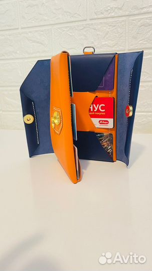 Кошелек клатч женский из натуральной кожи