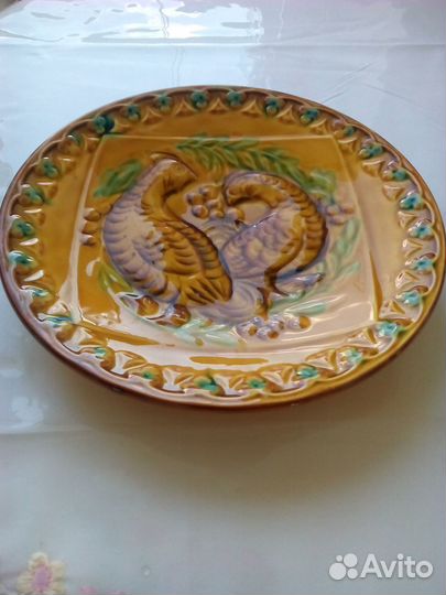 Советская настенная тарелка СССР