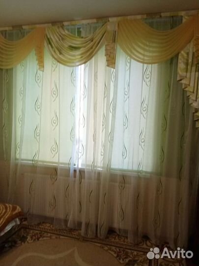 Шторы с ламбрекеном бу