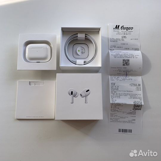 Apple AirPods Pro, оригинал, чек