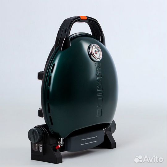 Газовый гриль O-grill 700T bicolor black-green + адаптер А