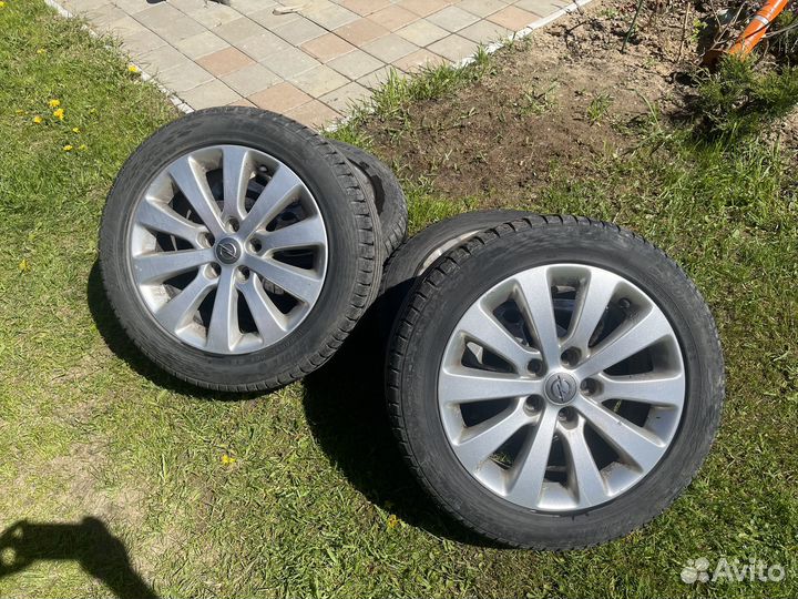 Диски Opel zafira r17 с летней резиной