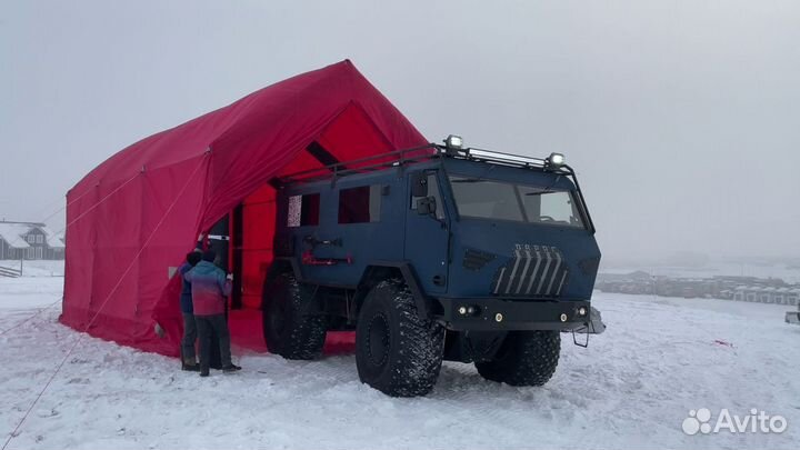 Быстровозводимый ангар палатка 9х6х7