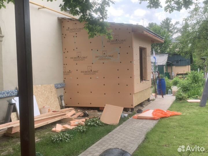 Пристройки, открытые веранды, деседки