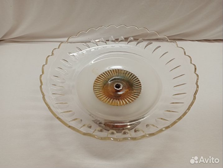 Фруктовница на ножке. Винтаж