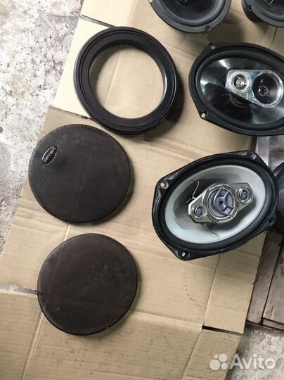 Колонки блины круглые разные и решетки разные