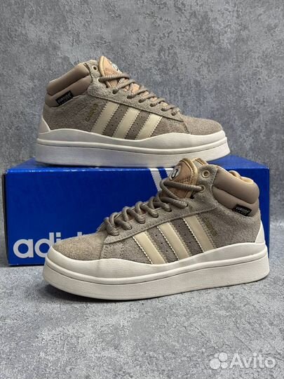 Кеды зимние adidas женские 37-41