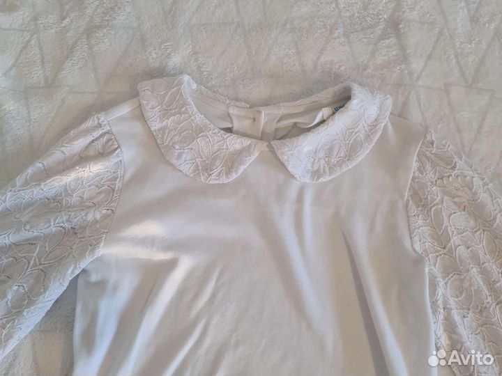 Кофточка школьная белая для девочки