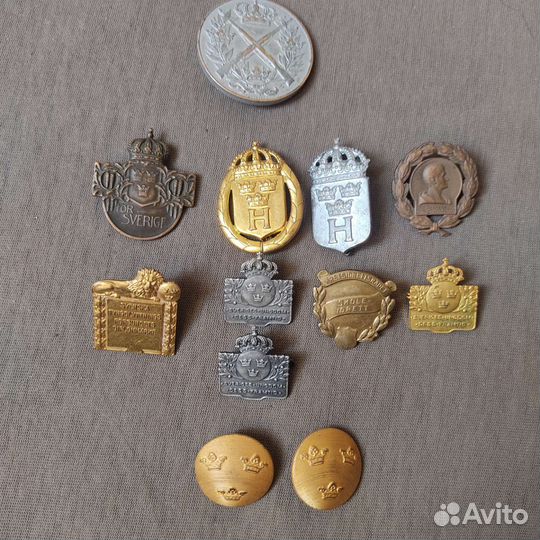 Значки ГДР, Польши, Венгрии, Швеции и другие