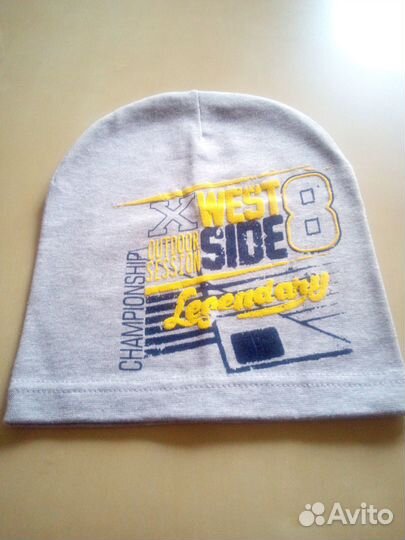 Шапки подростковая с принтом 12-16 лет