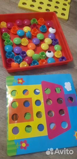 Конструктор мозайка с крупными фишками