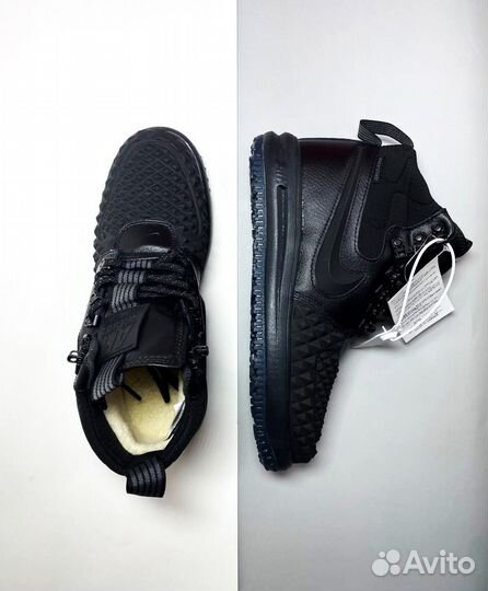 Ботинки зимние nike lunar force 1 натуральный мех