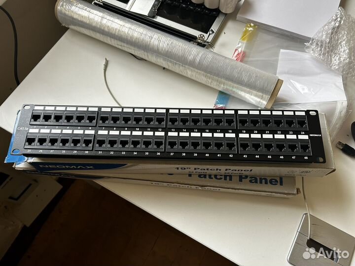 Патч-панель Neomax cat.5e 19* patch panel 48 port