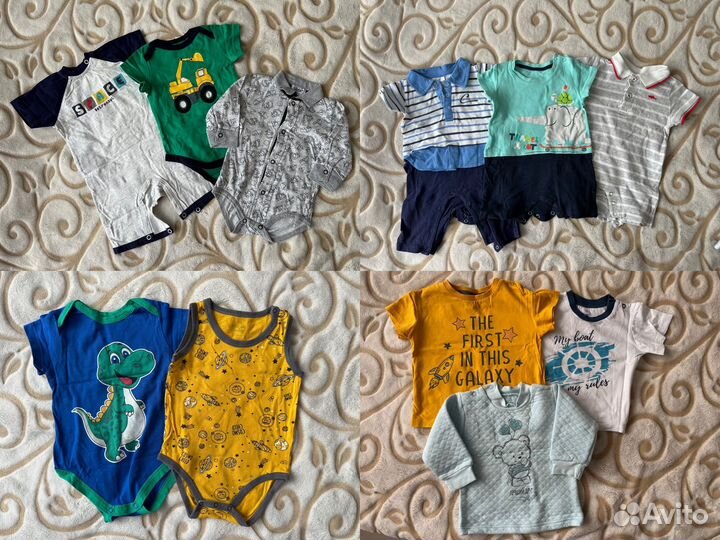 Вещи пакетом на мальчика 62-86