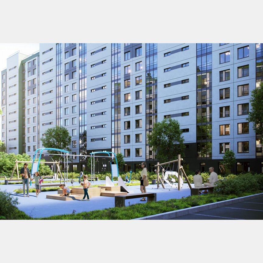 2-к. квартира, 59 м², 2/12 эт.