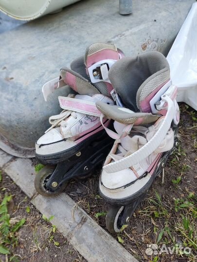Детские ролики и защита 33 размер