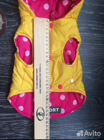 Двусторонняя жилетка и комбинезон для мал.собачки